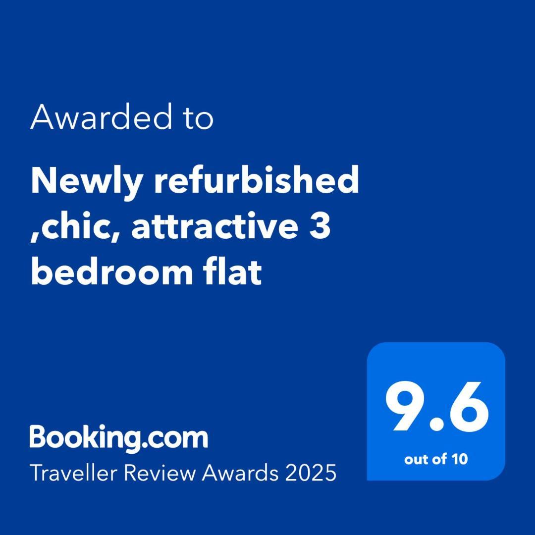 Newly Refurbished ,chic, Attractive 3 Bedroom Flat Apartment *